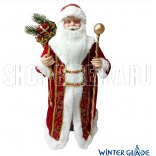 WINTER GLADE Фигурка Дед Мороз 60 см (красный), M0160