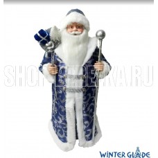 WINTER GLADE Фигурка Дед Мороз 60 см (синий), M0260