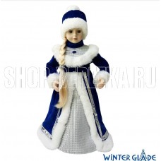 WINTER GLADE Фигурка Снегурочка 38 см (синий) - с ногами, M0738