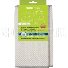 MASTER HOUSE Грэй из микрофибры 24*45см 60379