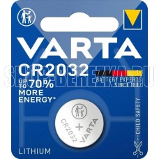 VARTA Батарея Electronics BL1 Lithium CR2032 (1шт) блистер