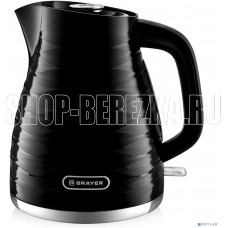 BRAYER 1057BR Чайник, 1.7л, 2200Вт, черный