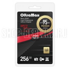 OLTRAMAX MicroSDXC 256GB Class 10 UHS-1 Premium (U3) [OM256GCSDXC10UHS-1-PrU3 w]