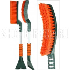 LI-SA LS280/2 cо скребком поролоновая ручка, изогнутая, оранжево-зеленая (63см) 48319 LI-SA LS280/2 cо скребком поролоновая ручка, изогнутая, оранжево-зеленая (63см) 48319
