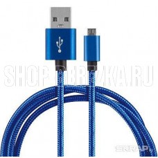 ENERGY Кабель ET-27 USB/MicroUSB, цвет - синий