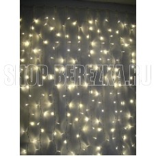 КОСМОС KOC_CUR-V21 Бахрома 1,8x0,5м белый 1/2/3/5/3/2 48LED