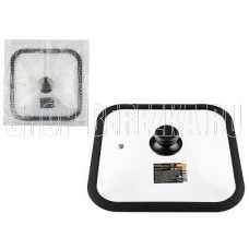 MALLONY Крышка стеклянная с силиконовым ободком QUADRATO, 26*26 см диа