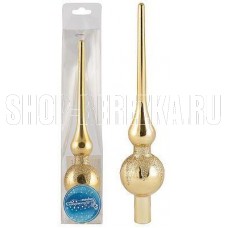 ВОЛШЕБНАЯ СТРАНА Верхушка Пика 20 см цвет золотой 007504