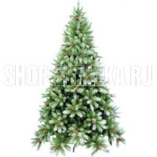BEATREES Ель Ice Tiffany зеленая заснеженная с шишками и ягодами 1,9 м 1020719