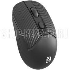 OKLICK Мышь Оклик 509MW black черный оптическая (1600dpi) беспроводная USB для ноутбука (3but)