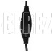 OKLICK Наушники с микрофоном Оклик HS-M137V черный 1.8м мониторные оголовье (614046)