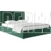 НК-МЕБЕЛЬ MADISON new кровать 1600х2000 Велюр Зеленый 72305909 (2 кор.)