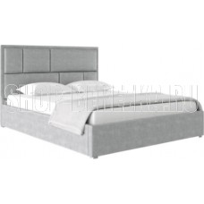 НК-МЕБЕЛЬ MADISON new кровать 1600х2000 Велюр Светло-серый 72307367 (2 кор.)