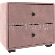 НК-МЕБЕЛЬ TANGO тумба прикроватная Велюр Розовый 72306849 (1 кор.)