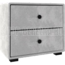 НК-МЕБЕЛЬ TANGO тумба прикроватная Велюр Светло-серый 72307345 (1 кор.)