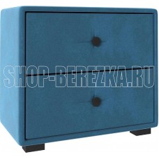 НК-МЕБЕЛЬ TANGO тумба прикроватная Велюр Синий 72306851 (1 кор.)