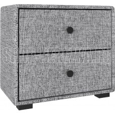 НК-МЕБЕЛЬ TANGO тумба прикроватная Рогожка Серая 72306854 (1 кор.)