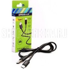 ERGOLUX (15094) ELX-CDC02-C02 Type C 1,2м черный