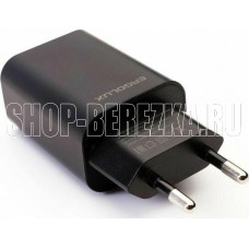 ERGOLUX (15107) ELX-РA01P-C02 ПРОМО (Сетевой адаптер 10Вт 1USB, 100-220В, 5V/2А, Черный, Пакет)