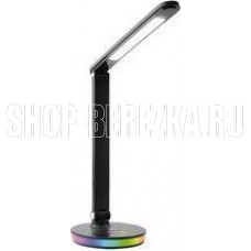 ULTRAFLASH (15177) UF-822 C02 черный (Led, светильник настольный, 7Вт, димм., 3 цвет.темп., RGB ночник)