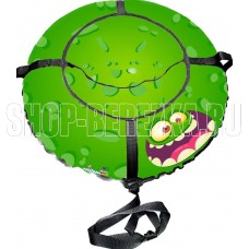 FANI SANI Санки-ватрушка Зеленый монстрик PROFFI диаметр 110 см/7 80108
