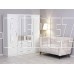 ЭЛЕГИЯ КМ.006.02-15-00А Шкаф 4-х дверный с зеркалом 1840х560х1990 Белый жемчуг 81005М Белый жемчуг 81005М (4 кор)
