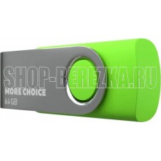 MORE CHOICE (4610196407635) MF64-4 USB 64GB 2.0 Green MORE CHOICE (4610196407635) MF64-4 USB 64GB 2.0 Green