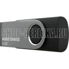 MORE CHOICE (4610196407642) MF64-4 USB 64GB 2.0 Black