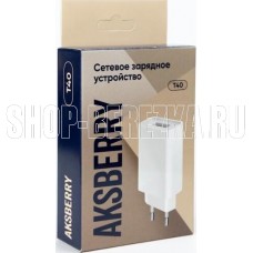 AKSBERRY (6900221560014) T40 1USB 24A + Type C (белый)