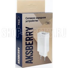 AKSBERRY (6900221580012) T40 1USB 24A + Lightning (белый)