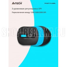 A4TECH Fstyler FG10S черный и синий