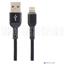 PERFEO (I4316) USB A вилка - Lightning вилка, 2.4A, черный, длина 1 м., Light Premium