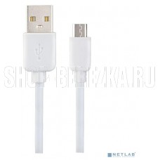 PERFEO (U4007) USB A вилка - Micro USB вилка, 2.4A, белый, 1 м, Micro ONE