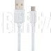 PERFEO (U4007) USB A вилка - Micro USB вилка, 2.4A, белый, 1 м, Micro ONE