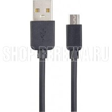 PERFEO (U4006) USB A вилка - Micro USB вилка, 2.4A, черный, 1 м, Micro ONE