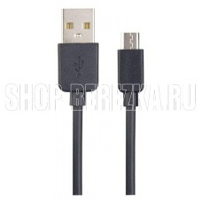 PERFEO (U4006) USB A вилка - Micro USB вилка, 2.4A, черный, длина 1 м., Micro ONE