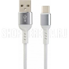 PERFEO (U4906) USB A вилка - Type-C вилка, 2.4A, белый, длина 1 м., Type-C Premium