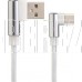 PERFEO (U4905) USB A вилка - Type-C вилка, 2.4A, угловой, белый, длина 1 м., Type-C Premium