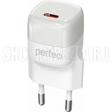 PERFEO (I4651) TYPE-C, GaN, 20W, белый