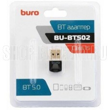 BURO USB BU-BT502 BT5.0+EDR class 1.5 20м черный BURO USB BU-BT502 BT5.0+EDR class 1.5 20м черный