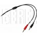 OKLICK Наушники с микрофоном Оклик HS-M200 черный 1.8м накладные оголовье (1532011)