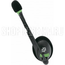 OKLICK Наушники с микрофоном Оклик HS-M100 черный 1.8м накладные оголовье (1532004)