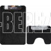 САНАКС 00852 Коврик в ванную CROSS-LOOP, двойной, ЧЕРНЫЙ, однотонный, 500х800,500х400 мм,100% полиэстер