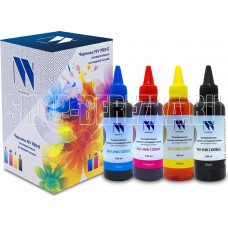 NV PRINT NV-INK100-C-4 черный, голубой, пурпурный, желтый (C3454)