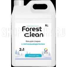 FOREST CLEAN 2в1 Гель для стирки белья с ПЯТНОВЫВОДИТЕЛЕМ 
