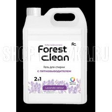 FOREST CLEAN 2в1 Гель для стирки белья с ПЯТНОВЫВОДИТЕЛЕМ Lavande velour (Лаванда)