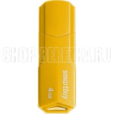 SMARTBUY (SB4GBCLU-Y) UFD 2.0 004GB CLUE Yellow