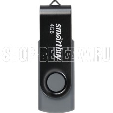 SMARTBUY (SB004GB2TWK) UFD 2.0 004GB Twist Black