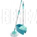 LEIFHEIT 52101 CLEAN TWIST Disc Mop Ergo Швабра + ведро, с механизм. Отжима