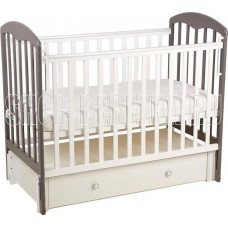 ФЕЯ Кровать детская Фея 328 белый-графит (1 кор)